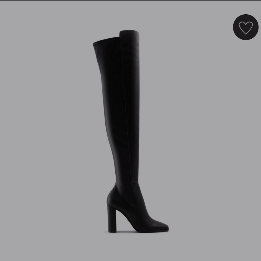 Knee high leather boots